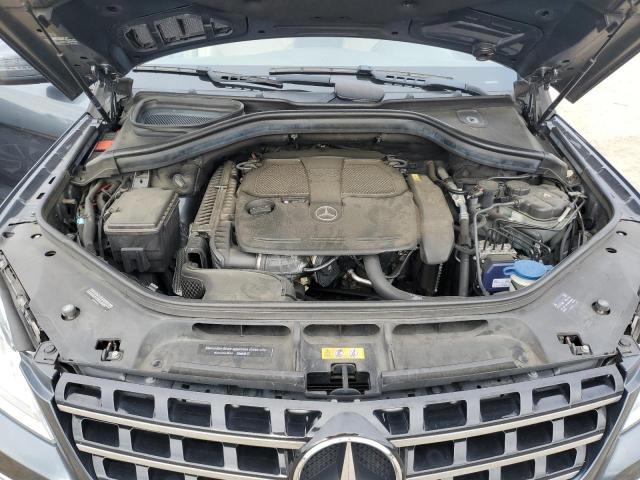 4JGDA5HB3EA357736 - 2014 MERCEDES-BENZ ML 350 4MATIC GRAY photo 11