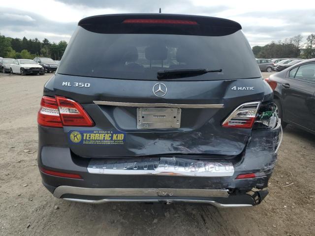 4JGDA5HB3EA357736 - 2014 MERCEDES-BENZ ML 350 4MATIC GRAY photo 6