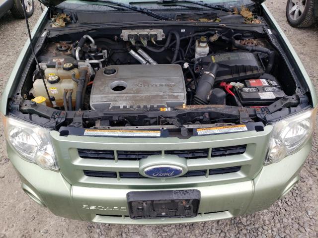 1FMCU59379KB92817 - 2009 FORD ESCAPE HYBRID GREEN photo 11