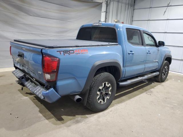3TMCZ5AN6KM208944 - 2019 TOYOTA TACOMA DOUBLE CAB Көк фото 3
