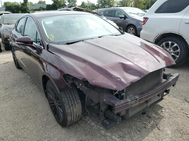 3FA6P0H95DR292443 - 2013 FORD FUSION SE MAROON photo 4