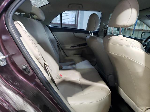 2T1BU4EE7DC071748 - 2013 TOYOTA COROLLA BASE Bordeaux Foto 10