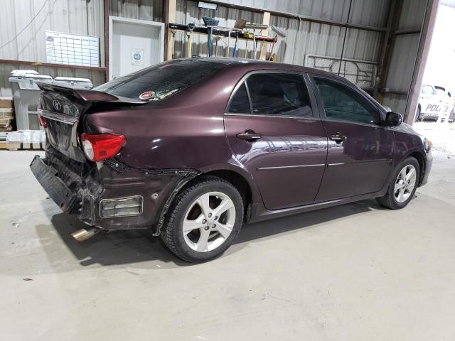 2T1BU4EE7DC071748 - 2013 TOYOTA COROLLA BASE Bordeaux Foto 3