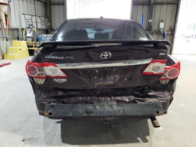 2T1BU4EE7DC071748 - 2013 TOYOTA COROLLA BASE Bordeaux Foto 6