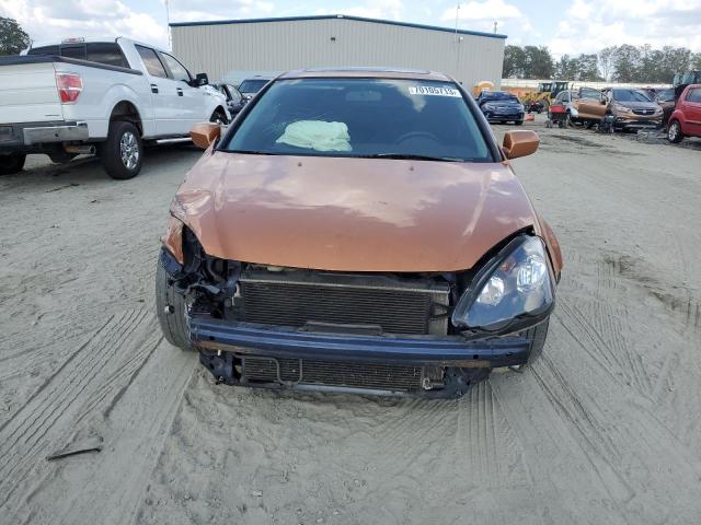 JH4DC54822C013967 - 2002 ACURA RSX ORANGE photo 5