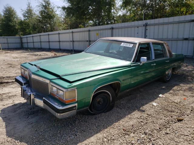 1G6DW51Y0J9703969 - 1988 CADILLAC BROUGHAM GREEN photo 1