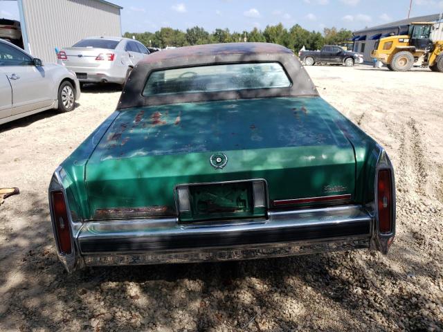 1G6DW51Y0J9703969 - 1988 CADILLAC BROUGHAM GREEN photo 6