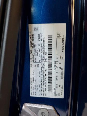 1FMCU0GD5JUB81757 - 2018 FORD ESCAPE SE ლურჯი ფოტო 13