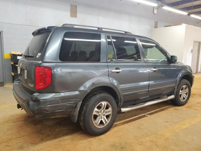 5FNYF18445B030478 - 2005 HONDA PILOT EX GRAY photo 3