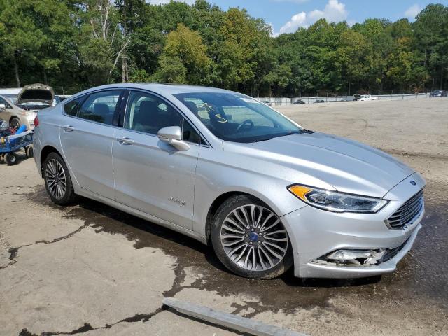 3FA6P0RU8JR270855 - 2018 FORD FUSION TITANIUM/PLATINUM HEV SILVER photo 4