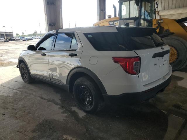 1FM5K8AB1LGC62664 - 2020 FORD EXPLORER POLICE INTERCEPTOR Weiß Foto 2