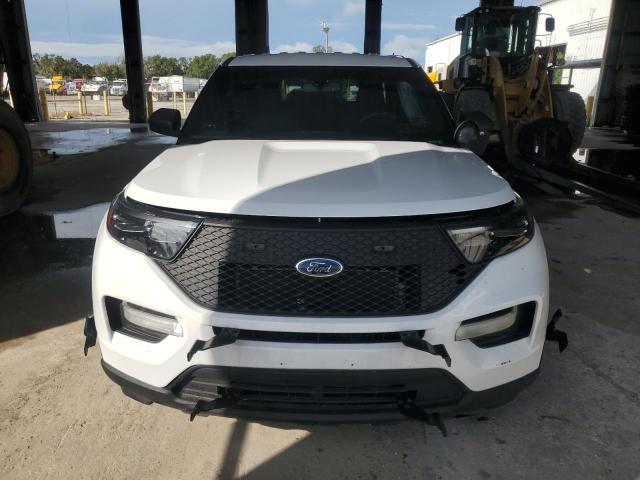 1FM5K8AB1LGC62664 - 2020 FORD EXPLORER POLICE INTERCEPTOR Weiß Foto 5