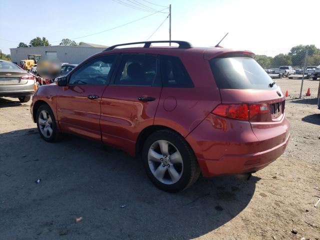 5J8TB18577A018126 - 2007 ACURA MDX TECHNOLOGY RED photo 2