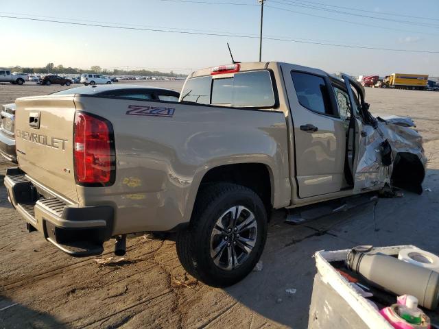 1GCGSDEN4M1282387 - 2021 CHEVROLET COLORADO Z71 TAN photo 3