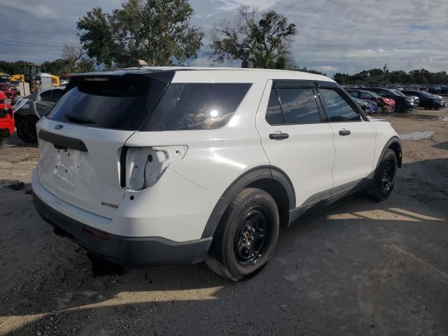 1FM5K8AWXMNA14722 - 2021 FORD EXPLORER POLICE INTERCEPTOR 白色 照片 3