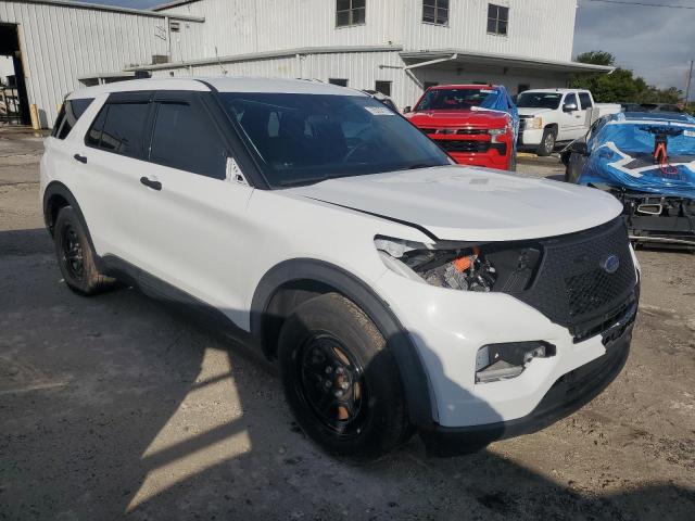 1FM5K8AWXMNA14722 - 2021 FORD EXPLORER POLICE INTERCEPTOR 白色 照片 4