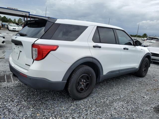 1FM5K8AB6LGC62658 - 2020 FORD EXPLORER POLICE INTERCEPTOR WHITE photo 3