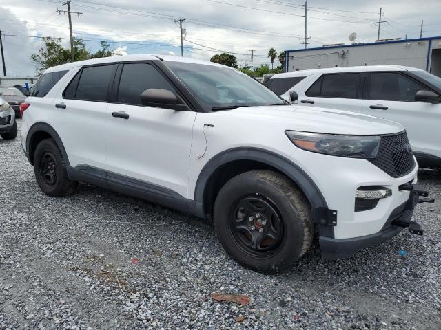 1FM5K8AB6LGC62658 - 2020 FORD EXPLORER POLICE INTERCEPTOR WHITE photo 4