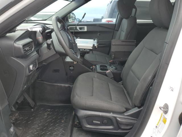 1FM5K8AB6LGC62658 - 2020 FORD EXPLORER POLICE INTERCEPTOR WHITE photo 7