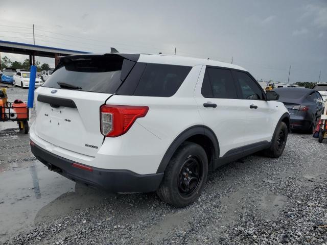 1FM5K8AW6NNA13598 - 2022 FORD EXPLORER POLICE INTERCEPTOR WHITE photo 3