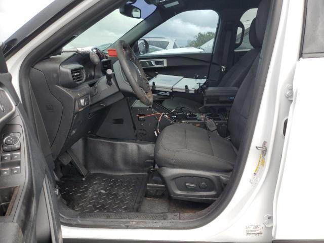 1FM5K8AW6NNA13598 - 2022 FORD EXPLORER POLICE INTERCEPTOR WHITE photo 7