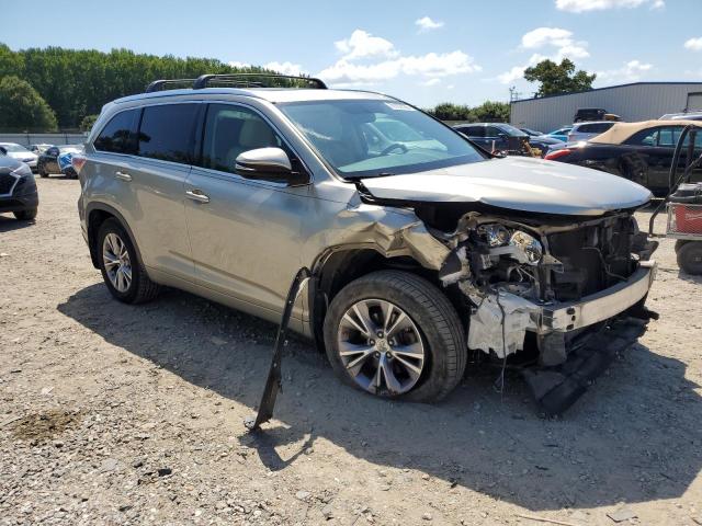 5TDJKRFH7FS123235 - 2015 TOYOTA HIGHLANDER XLE 米色 照片 4
