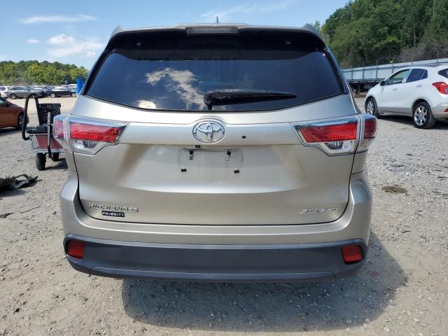 5TDJKRFH7FS123235 - 2015 TOYOTA HIGHLANDER XLE 米色 照片 6