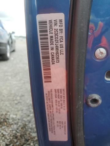 2C3CDZFJ4MH623973 - 2021 DODGE CHALLENGER R/T SCAT PACK BLUE photo 12