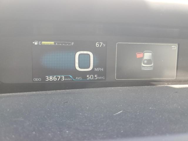 JTDL9RFU7K3012309 - 2019 TOYOTA PRIUS Білий фото 9