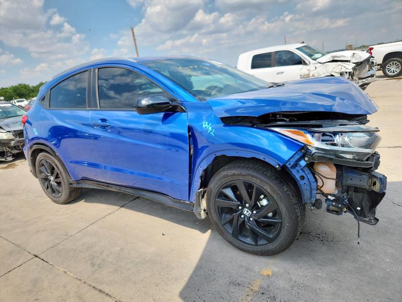 3CZRU5H12NM734000 - 2022 HONDA HR-V SPORT BLUE photo 4