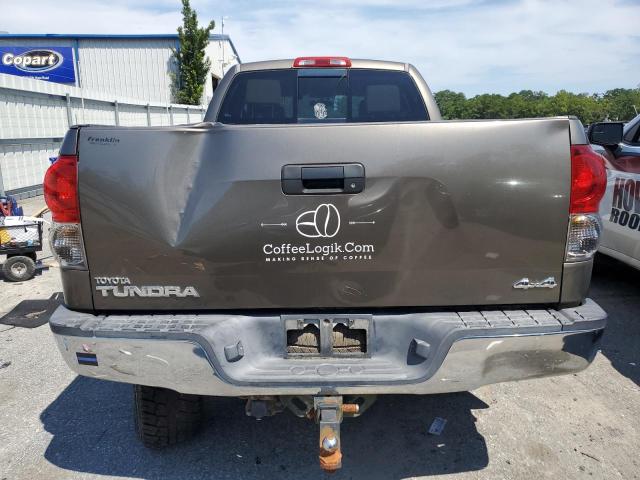 5TFBT54147X006529 - 2007 TOYOTA TUNDRA DOUBLE CAB SR5 BROWN photo 6