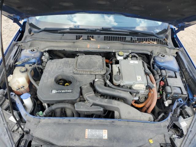 3FA6P0LU3JR184362 - 2018 FORD FUSION SE HYBRID أزرق صورة 11