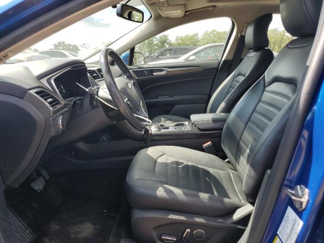 3FA6P0LU3JR184362 - 2018 FORD FUSION SE HYBRID أزرق صورة 7