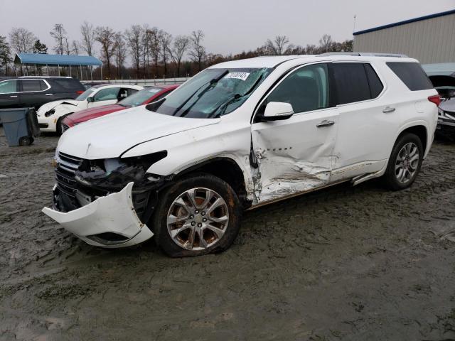 1GNERKKW1JJ147827 - 2018 CHEVROLET TRAVERSE PREMIER WHITE photo 1