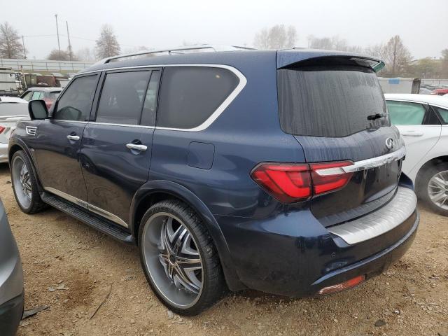 JN8AZ2NE9K9229757 - 2019 INFINITI QX80 LUXE BLUE photo 2