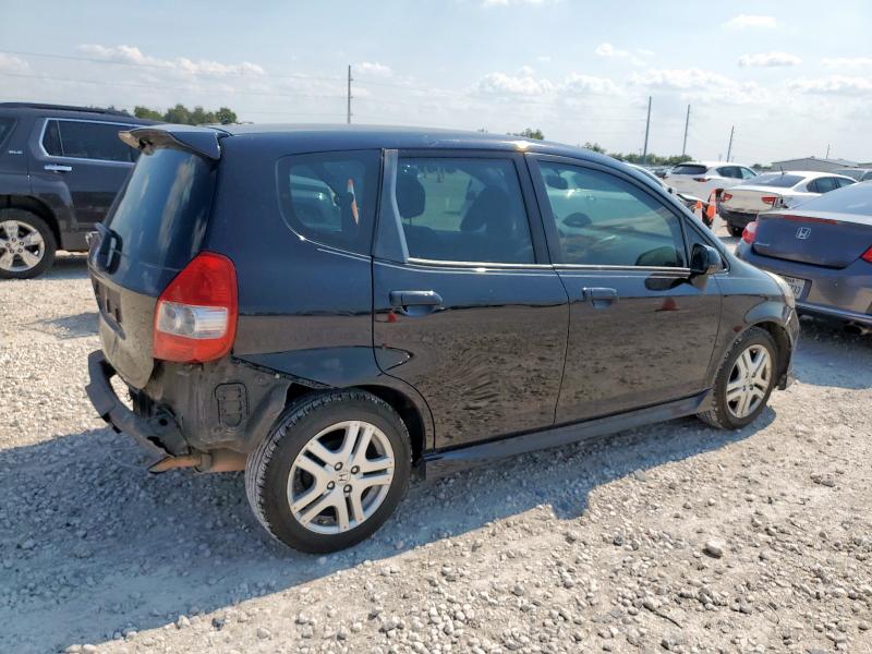 JHMGD38638S049947 - 2008 HONDA FIT SPORT BLACK photo 3