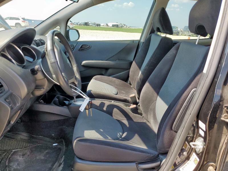 JHMGD38638S049947 - 2008 HONDA FIT SPORT BLACK photo 7