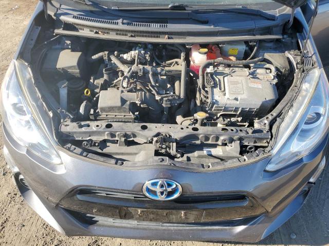 JTDKDTB38F1104616 - 2015 TOYOTA PRIUS C GRAY photo 11