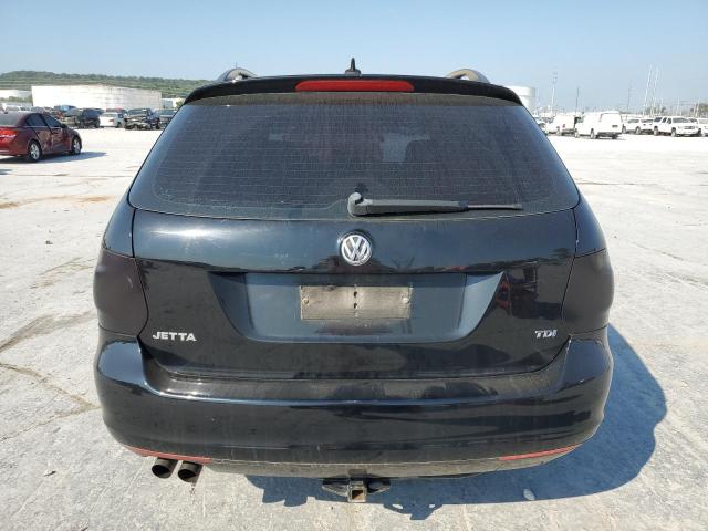 3VWPL7AJ8BM611624 - 2011 VOLKSWAGEN JETTA TDI BLACK photo 6