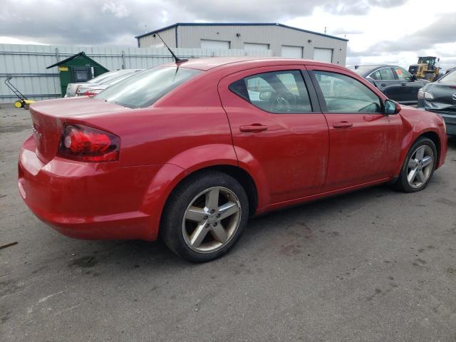 1B3BD2FG5BN510574 - 2011 DODGE AVENGER LUX RED photo 3