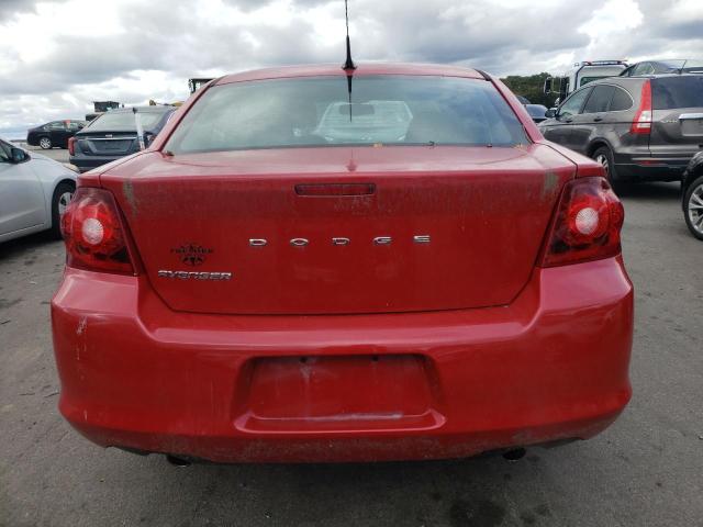 1B3BD2FG5BN510574 - 2011 DODGE AVENGER LUX RED photo 6