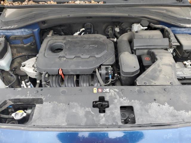 5NMS33AD2LH207769 - 2020 HYUNDAI SANTA FE SEL Կապույտ լուսանկար 12