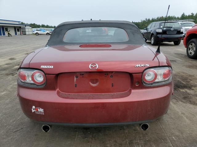 JM1NC15FX60105928 - 2006 MAZDA MX-5 MIATA MAROON photo 6