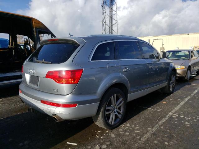 WA1BV74L67D029779 - 2007 AUDI Q7 4.2 QUATTRO PREMIUM GRAY photo 3