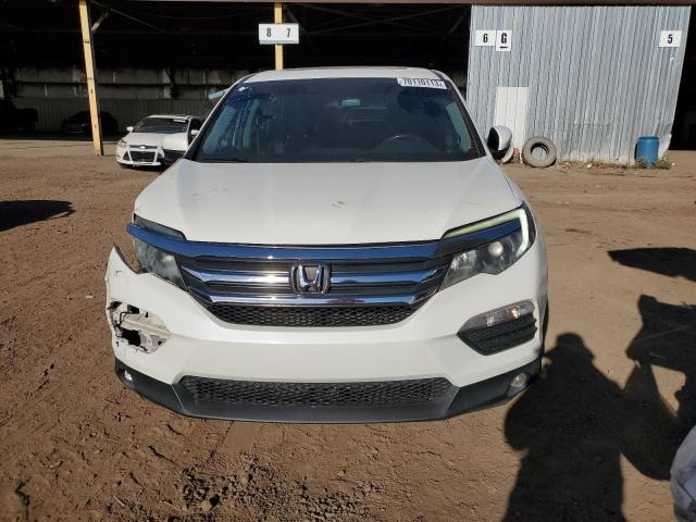 5FNYF5H57JB023809 - 2018 HONDA PILOT EXL WHITE photo 5