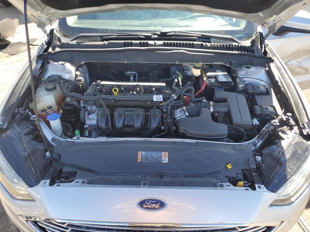 3FA6P0H78HR367804 - 2017 FORD FUSION SE SILVER photo 11