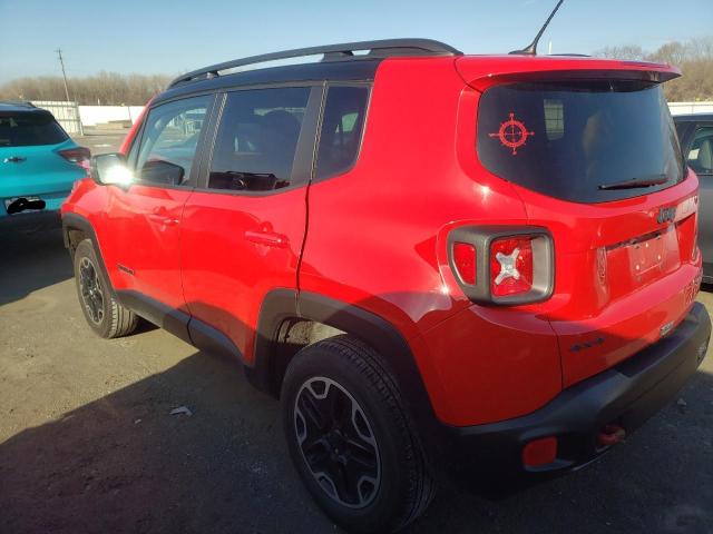 ZACCJBCT2GPD33221 - 2016 JEEP RENEGADE TRAILHAWK RED photo 2