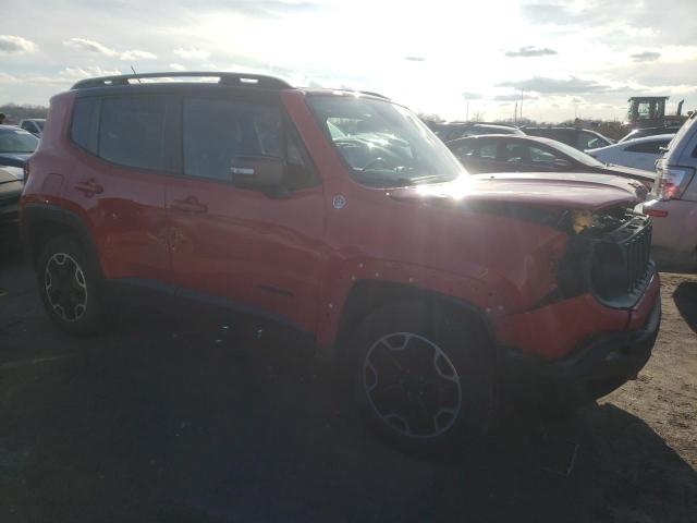 ZACCJBCT2GPD33221 - 2016 JEEP RENEGADE TRAILHAWK RED photo 4