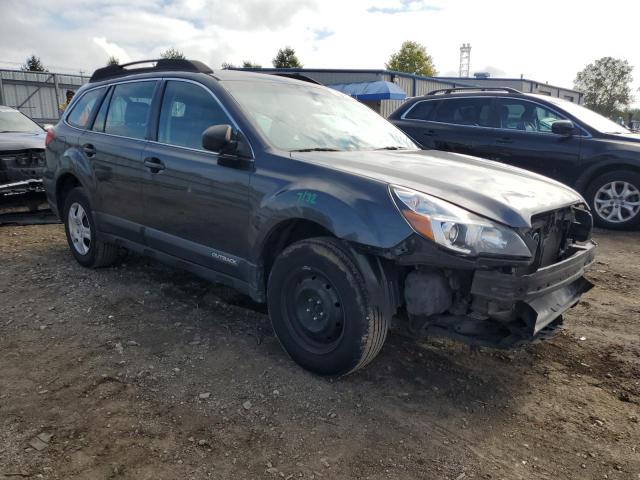 4S4BRCAC3D3250342 - 2013 SUBARU OUTBACK 2.5I GRAY photo 4