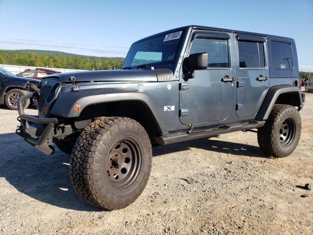 1J4GA39168L586037 - 2008 JEEP WRANGLER X BLUE photo 1